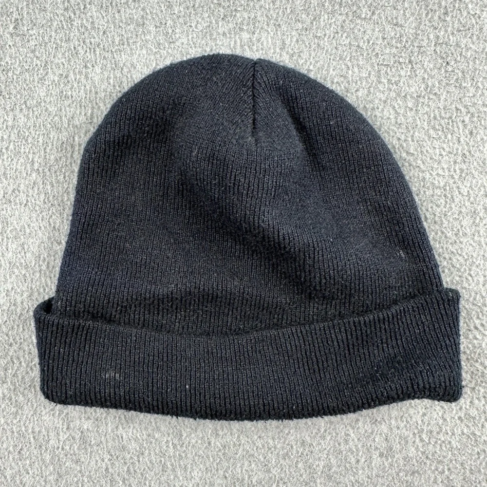 NFL Beanie Hat Mens OS Black Las Vegas Raiders Knit Cuffed Embroidered Logo